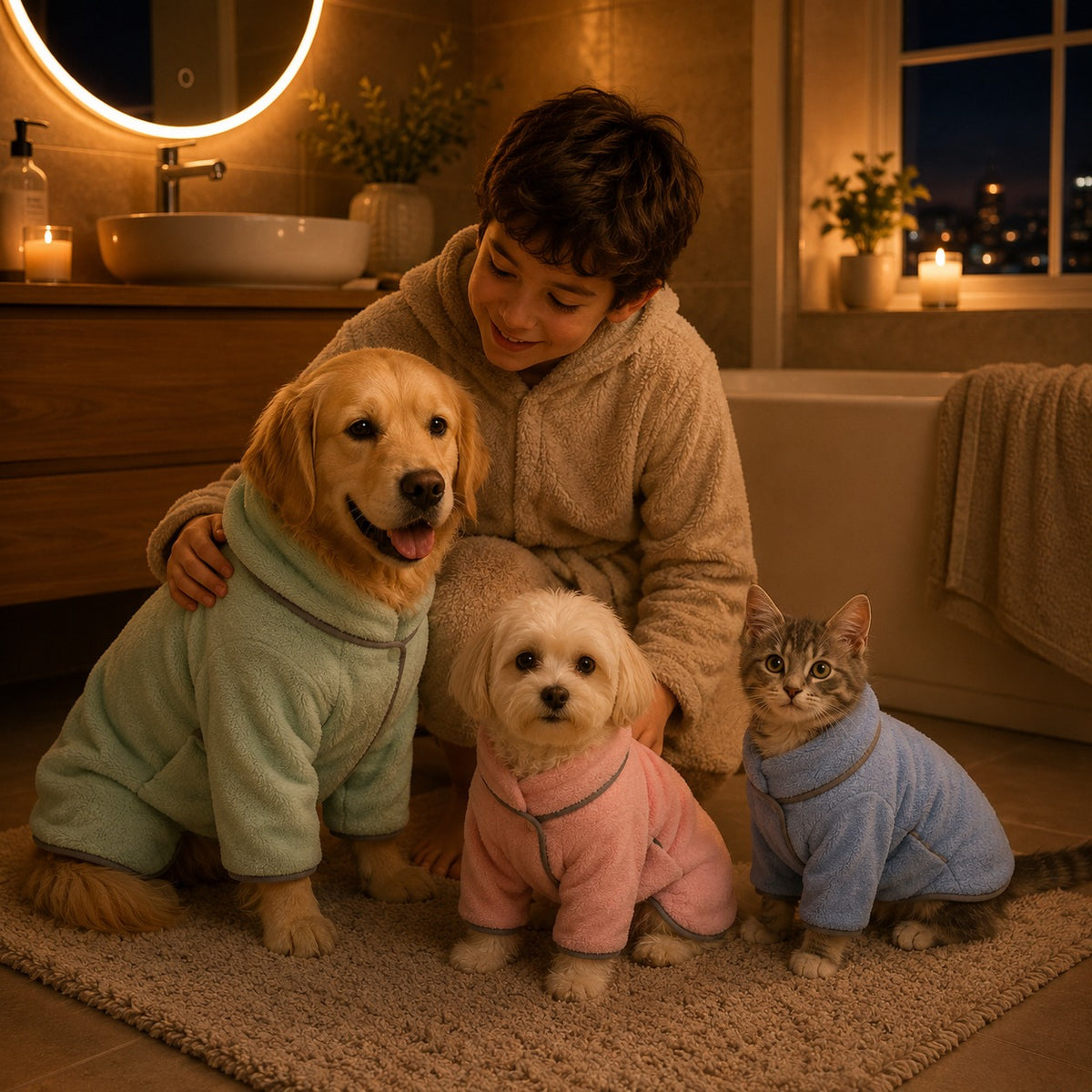 Furera Pet Bathrobe
